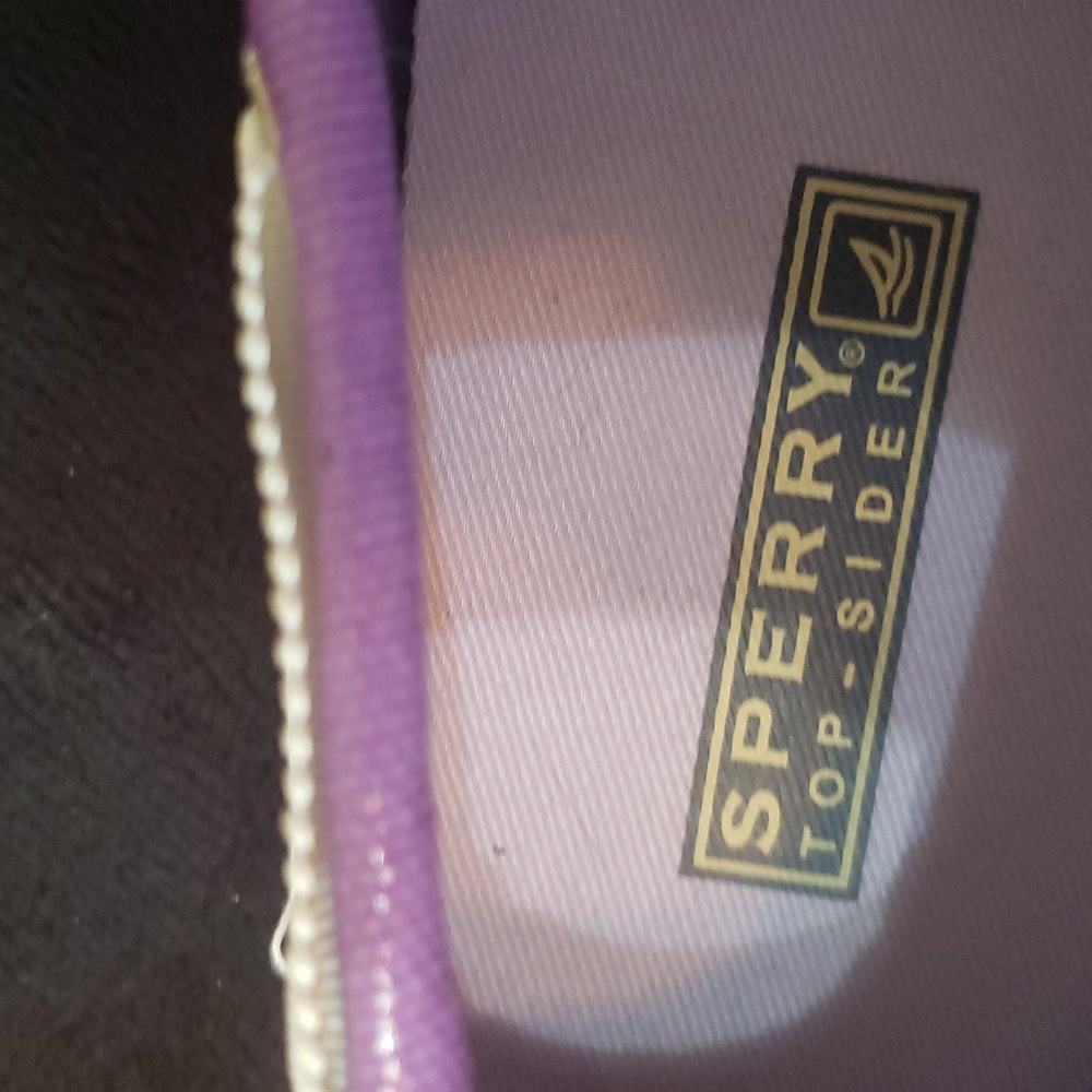 Sperry top-Sider purples sequins dress sneakers size 9 awesome condition - Picture 6 of 6